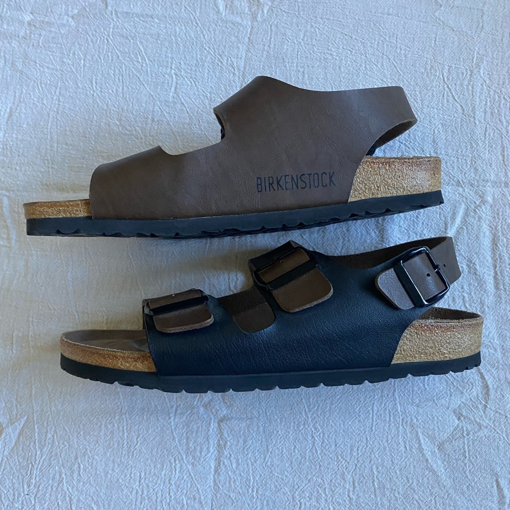 *LIKE NEW* Birkenstock Two-Tone Milano Sandals Size 41